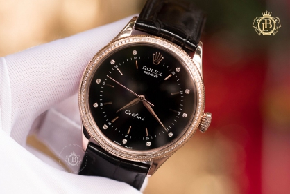 Review đồng hồ Rolex Cellini Black Dial - Rolex đen lạ cuốn hút