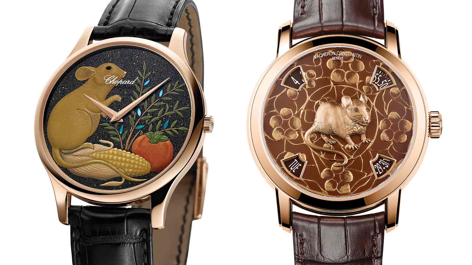 Điểm lại mẫu đồng hồ đặc biệt từ Vacheron Constantin và Chopard cho Tết Canh Tý 2020