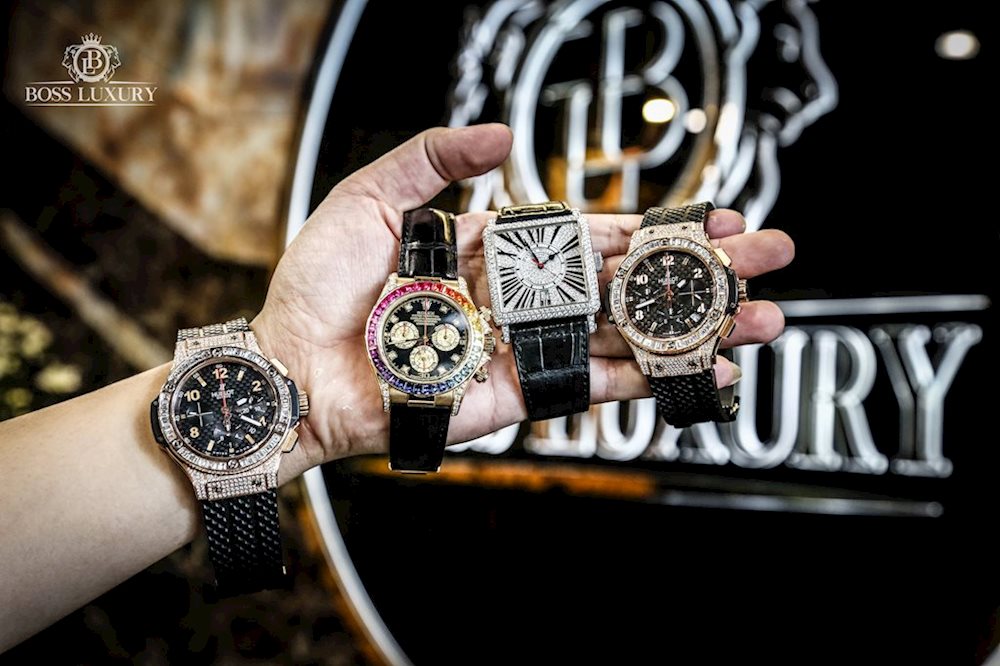 Boss Luxury đa dạng mẫu mã và kiểu dáng đồng hồ của các thương hiệu nổi tiếng