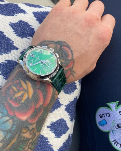 Giới thiệu đồng hồ Patek Philippe 5905P màu xanh lục tuyệt đẹp và hiếm thấy