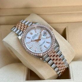 Rolex Datejust 36 Silver Fluted Motif Dial