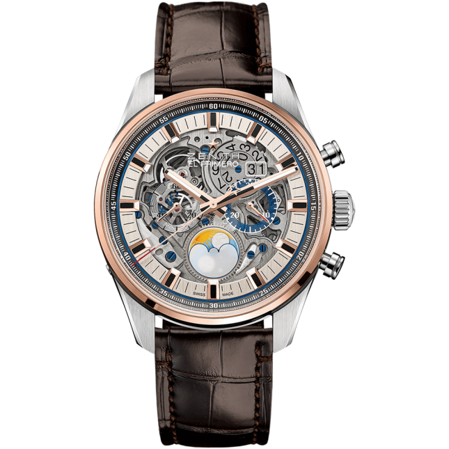 Zenith El Primero Chronomaster Grande Date: Phiên bản đồng hồ có thiết kế Skeleton tuyệt đẹp