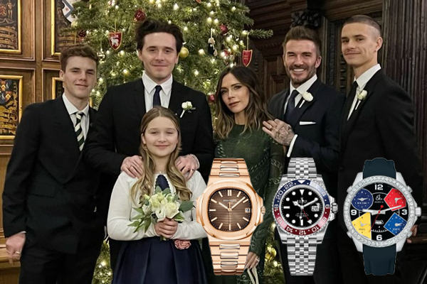 Các thành viên gia đình David Beckham đeo đồng hồ gì?