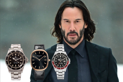 Những mẫu đồng hồ ấn tượng xuất hiện trong bộ sưu tâp thời gian của Keanu Reeves