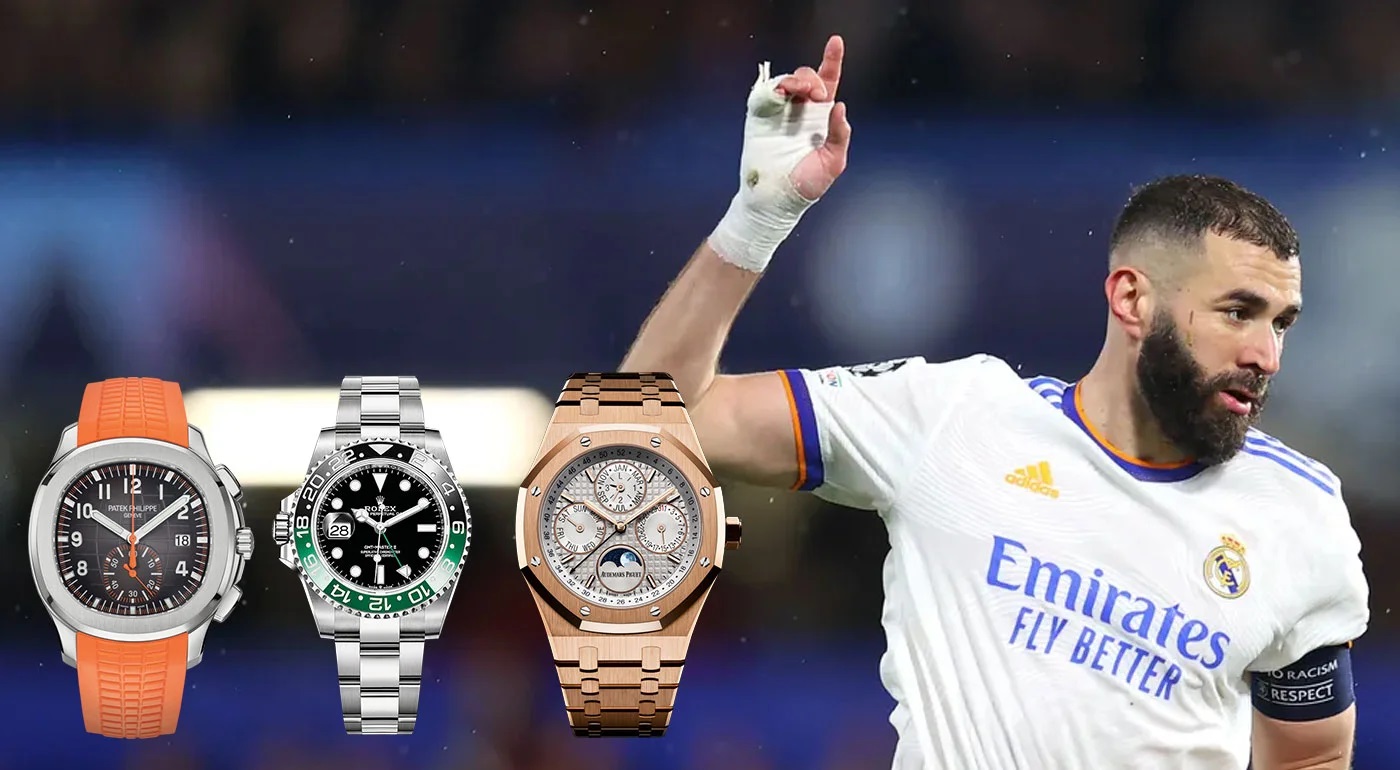 Bộ sưu tập đồng hồ siêu đắt tiền của Karim Benzema 