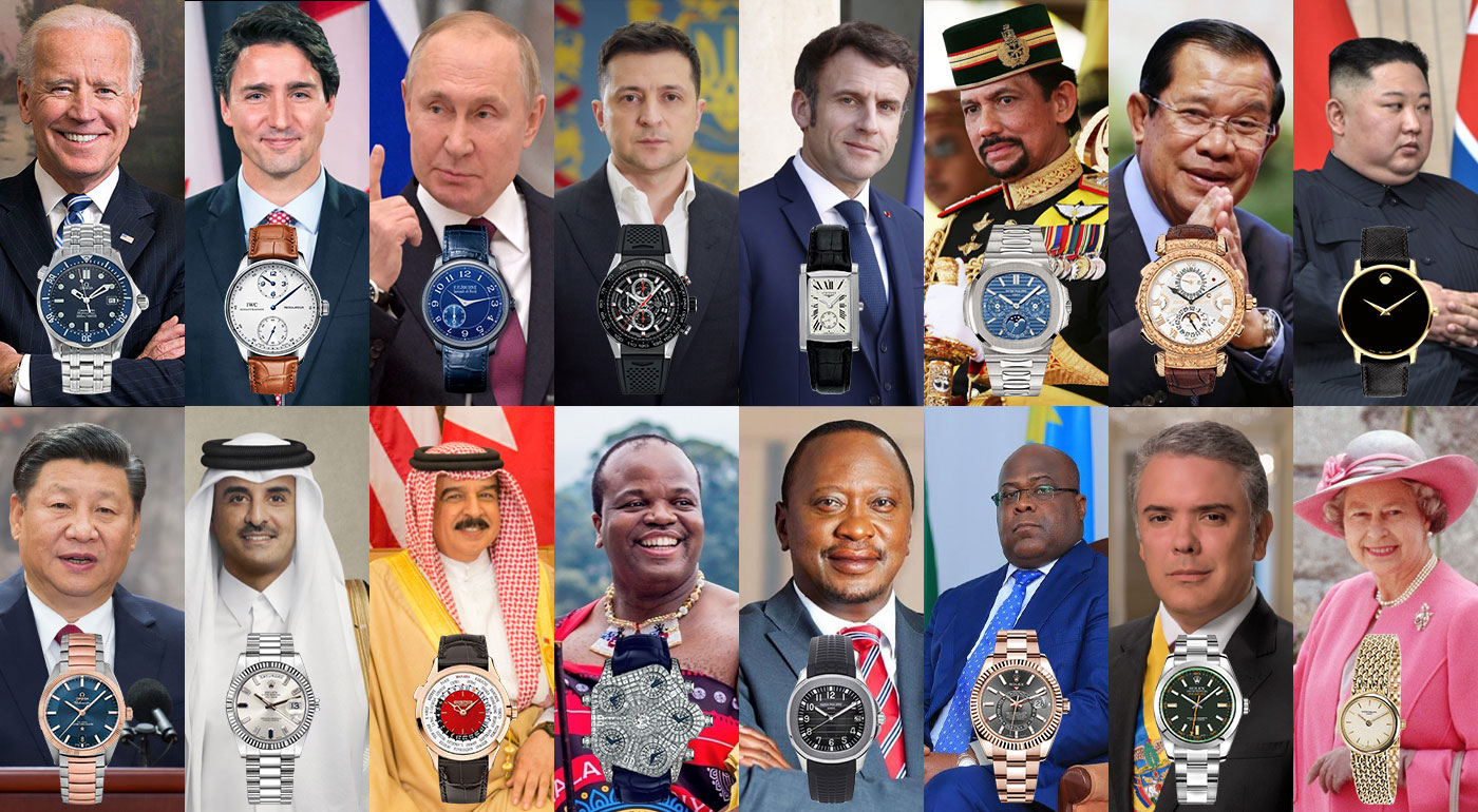 Chiêm ngưỡng đồng hồ của các nhà lãnh đạo trên Thế giới năm 2022 (Phần 1)