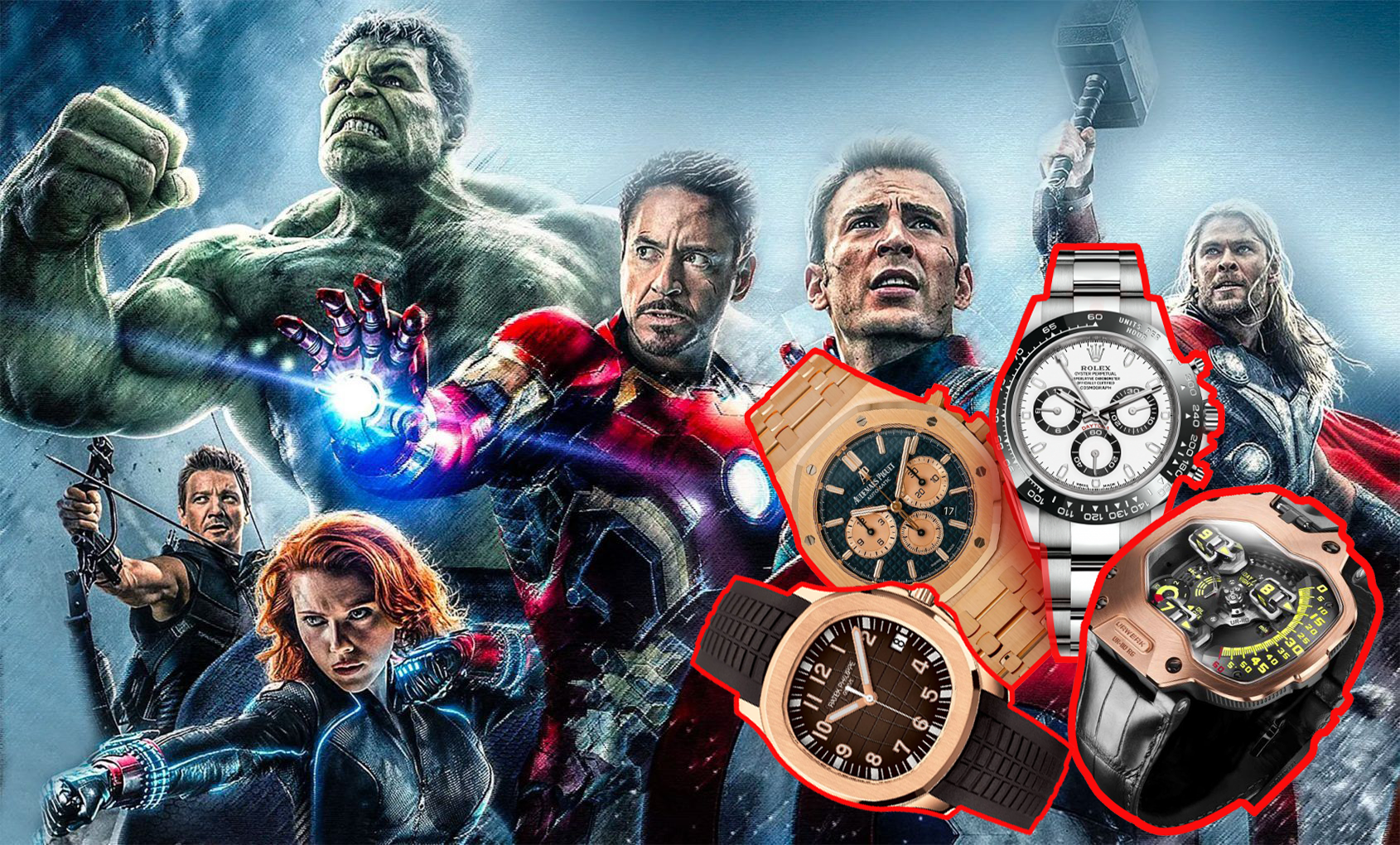 Khám phá đồng hồ đeo tay của dàn sao 'Avengers' ngoài đời thực 