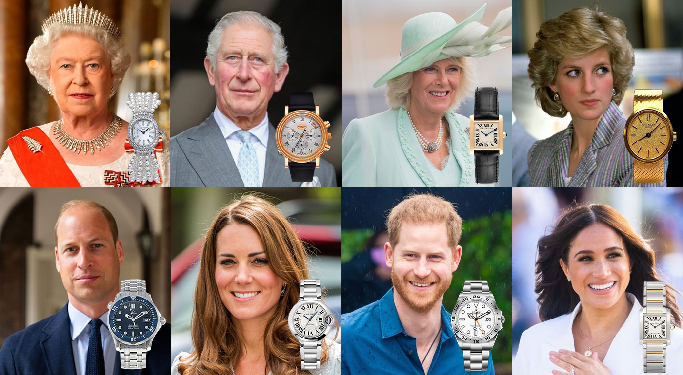 Những mẫu đồng hồ được các thành viên Hoàng gia Anh yêu thích nhất 