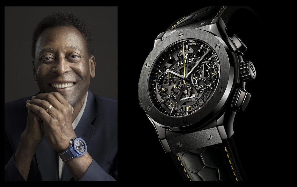 Hai mẫu đồng hồ Hublot tôn vinh di sản vị “Vua bóng đá” Pele