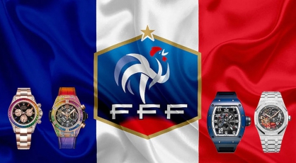 Ngắm đồng hồ của đội tuyển bóng đá quốc gia Pháp 
