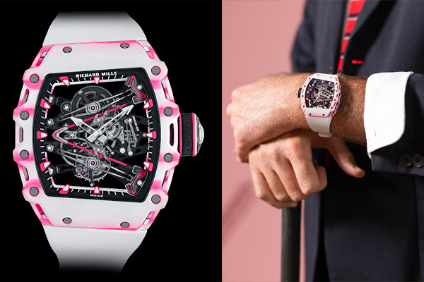 Richard Mille ra mắt RM 38-02 Tourbillon Bubba Watson: Siêu đồng hồ phủ tone hồng 