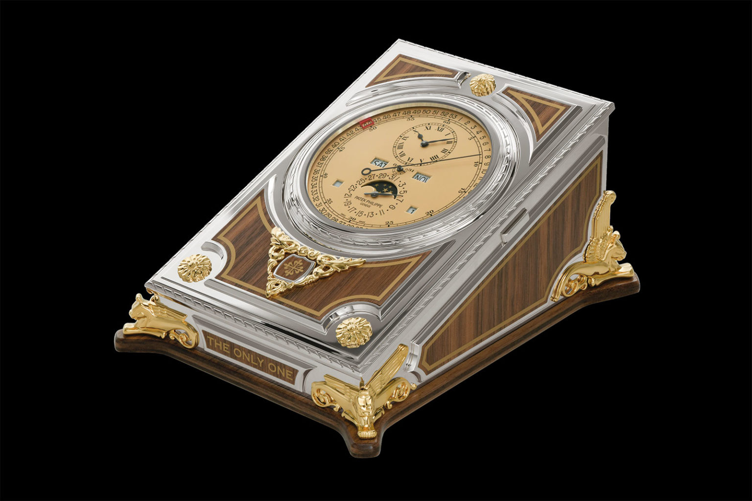 Chiêm ngưỡng mẫu đồng hồ để bàn phức tạp của Patek Philippe được bán với giá 9.5 triệu CHF tại Only Watch 2021