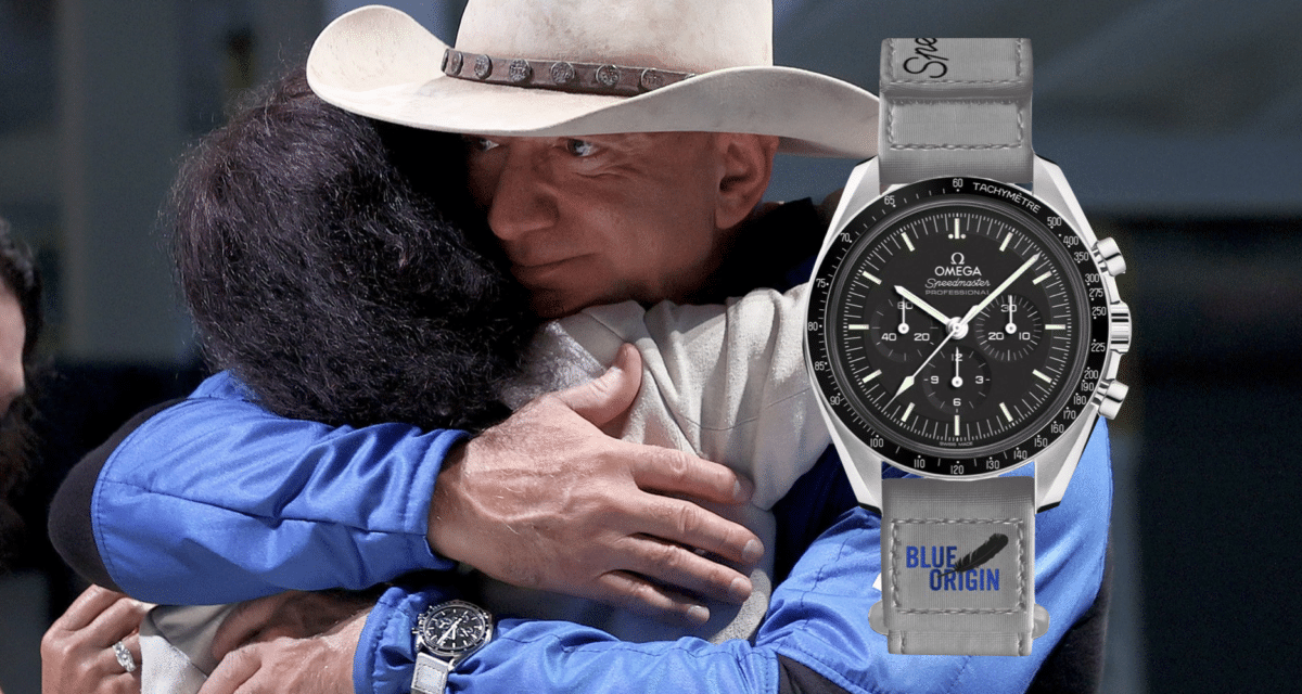 Đồng hồ Omega đồng hành cùng Jeff Bezos bay vào không gian 