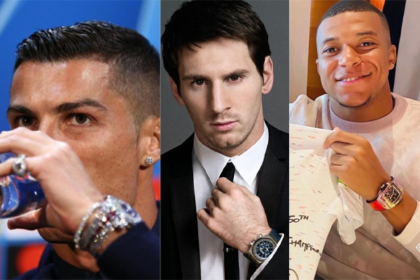 Khám phá đồng hồ đeo tay của các cầu thủ bóng đá nổi tiếng