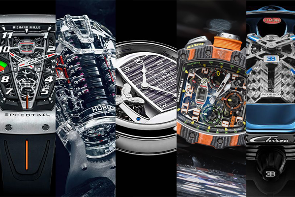 Top 5 mẫu đồng hồ đẳng cấp lấy cảm hứng từ siêu xe hàng đầu