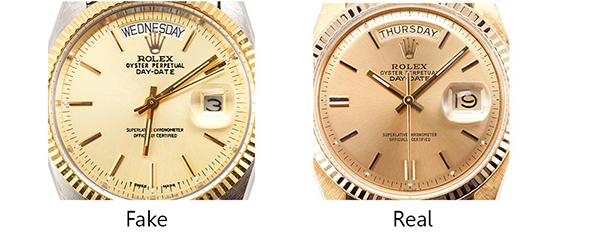 Cách nhận biết đồng hồ Rolex chính hãng với đồng hồ Fake