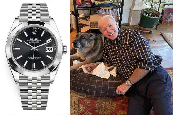 Tổng thống đắc cử Joe Biden đeo chiếc đồng hồ Datejust 41mm của Rolex?