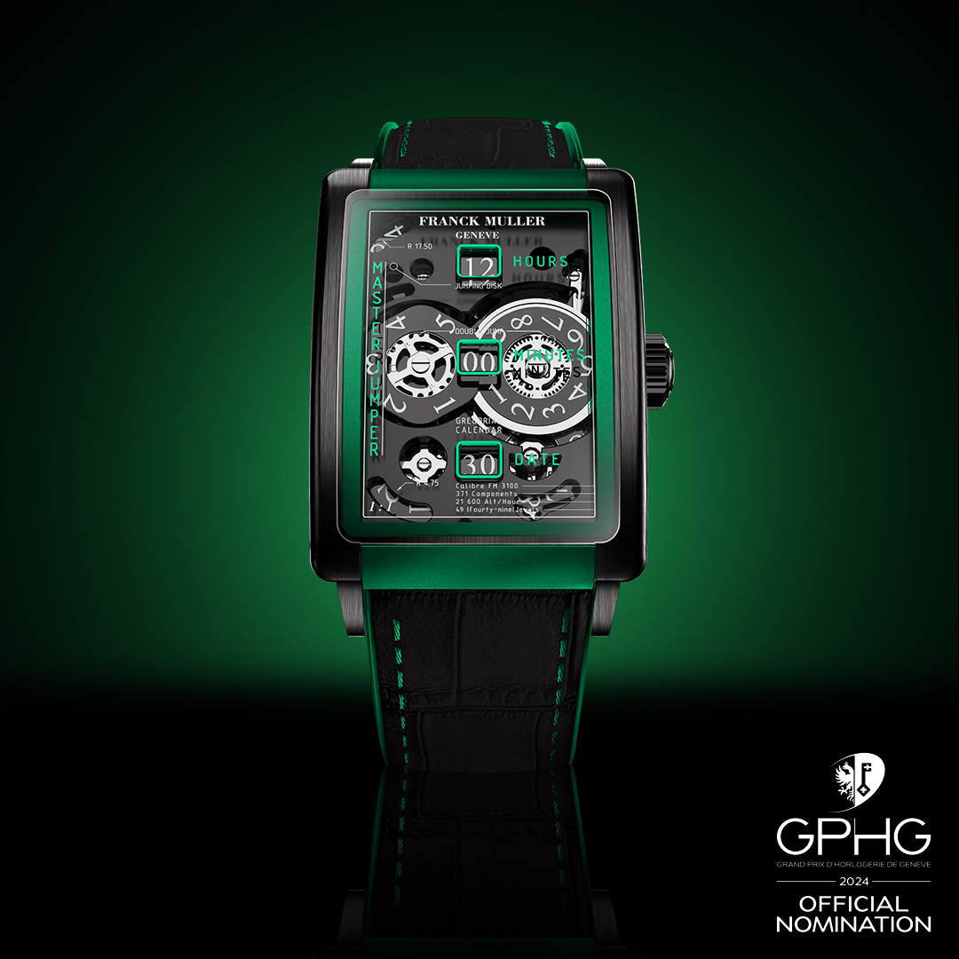 Franck Muller Long Island Evolution Master Jumper nhận đề cử GPHG 2024 hạng mục Đồng hồ nam có chức năng phức tạp