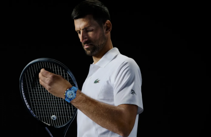 Hublot ra mắt chiếc đồng hồ làm từ 25 cây vợt và 32 áo đấu của Novak Djokovic