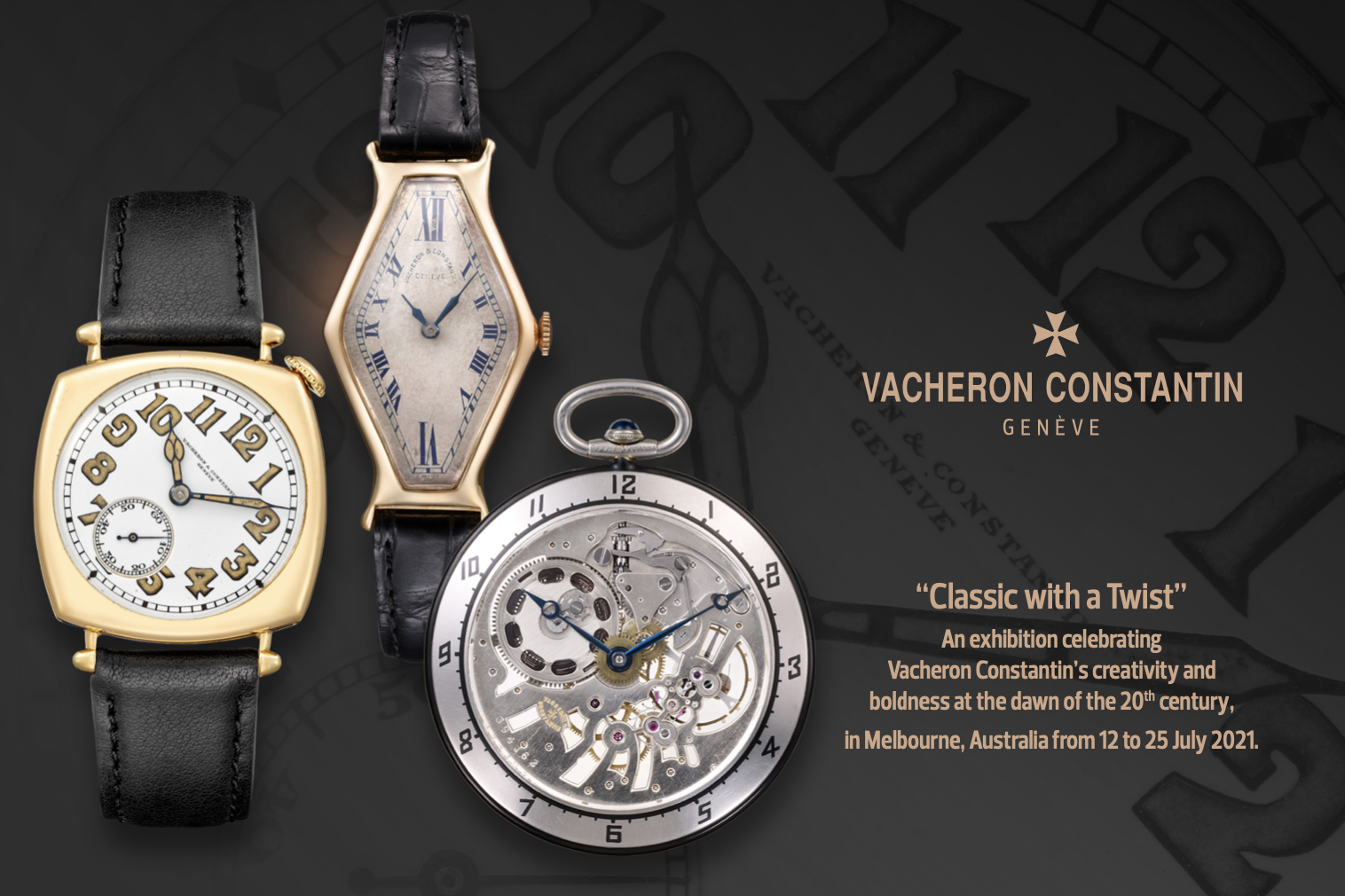 Vacheron Constantin tôn vinh sự sáng tạo và sự táo bạo của thương hiệu qua triển lãm đồng hồ tại Melbourne