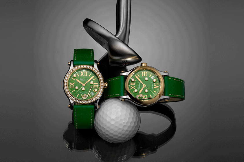 Chopard cho ra mắt đồng hồ mới Happy Sport Golf Edition với sắc xanh lá cực kỳ ấn tượng