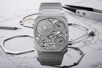 Bvlgari xác lập kỉ lục mới với chiếc đồng hồ Octo Finissimo Ultra mỏng nhất thế giới mới chỉ 1,8mm