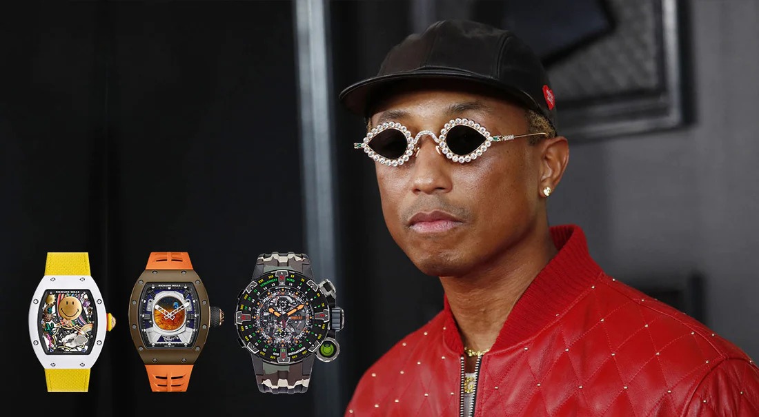 Chiêm ngưỡng bộ sưu tập đồng hồ cực khủng của Pharrell Williams