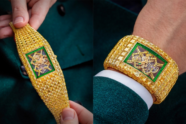Jacob & Co. ra mắt đồng hồ độc bản Billionaire Timeless Treasure kim cương vàng trị giá 20 triệu USD