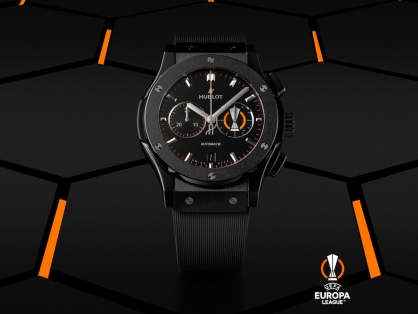 Hublot ra mắt đồng hồ mới Classic Fusion Chronograph UEFA Europa League Ceramic