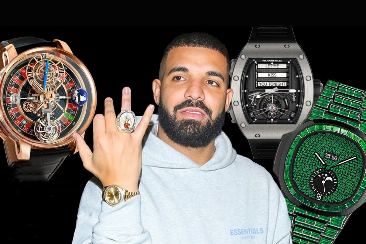 Khám phá bộ sưu tập đồng hồ “độc nhất” của nam rapper Drake