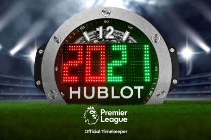 Premier League công bố Hublot là thương hiệu đồng hồ bảo trợ thời gian chính thức của Premier League 2020-21