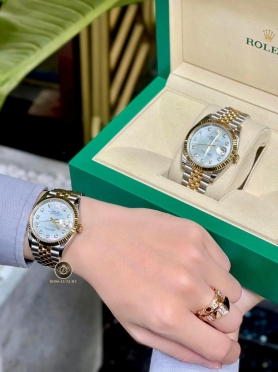 Đồng Hồ Rolex Datejust 36 126233 Mặt Số Vỏ Trai Trắng