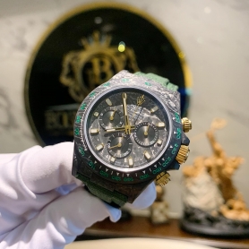 Rolex DiW Daytona Forged Carbon Cream Invert