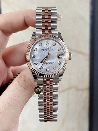 Rolex Datejust 31 278271 Mặt Số Vỏ Trai Trắng