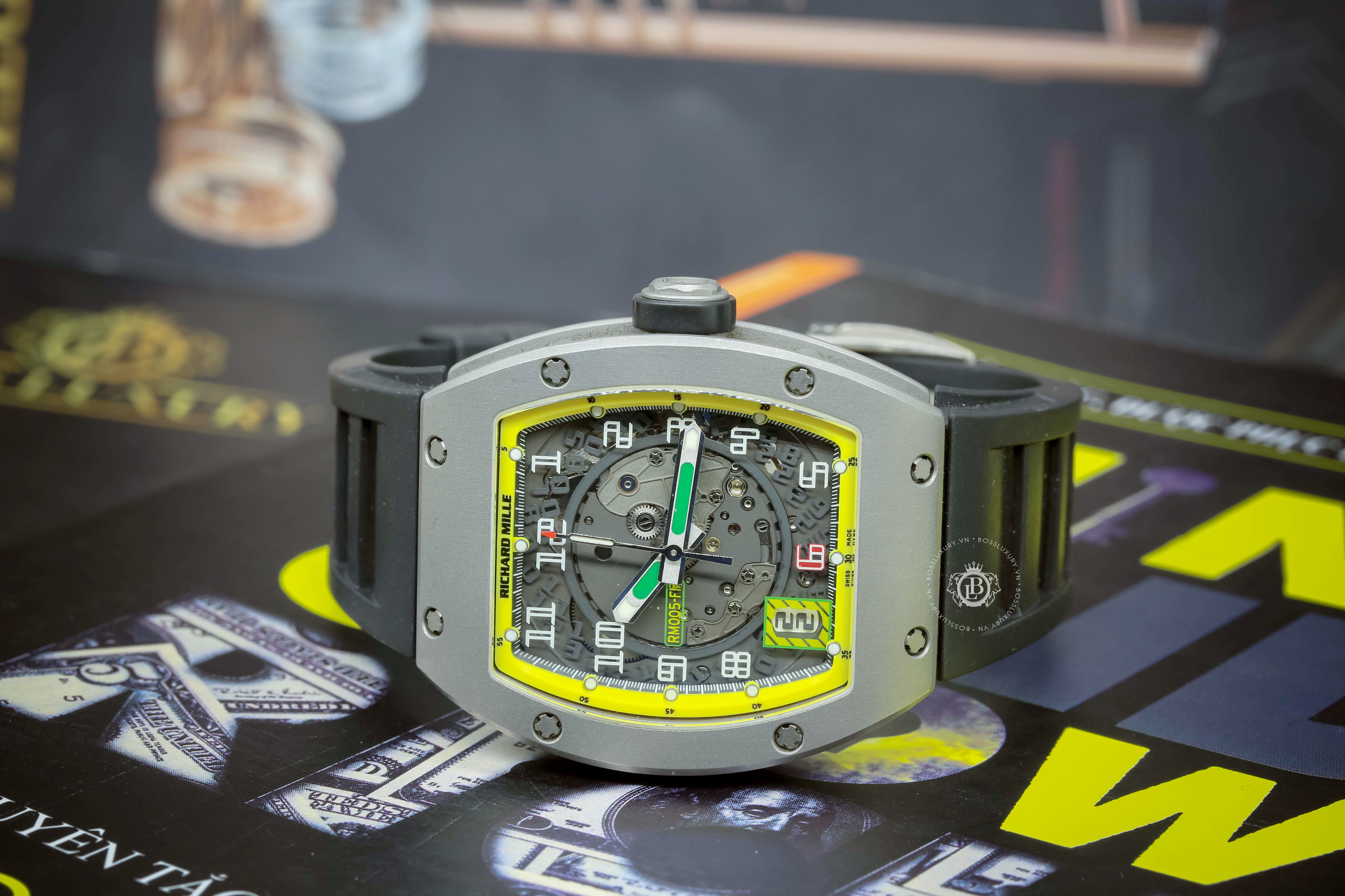 Review đồng hồ Richard Mille RM RM005 AG TI Felipe Massa 
