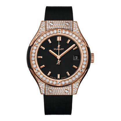 Hublot Classic Fusion King Gold Pave 33mm