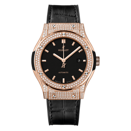 Đồng Hồ Hublot Classic Fusion King Gold Pave 42mm