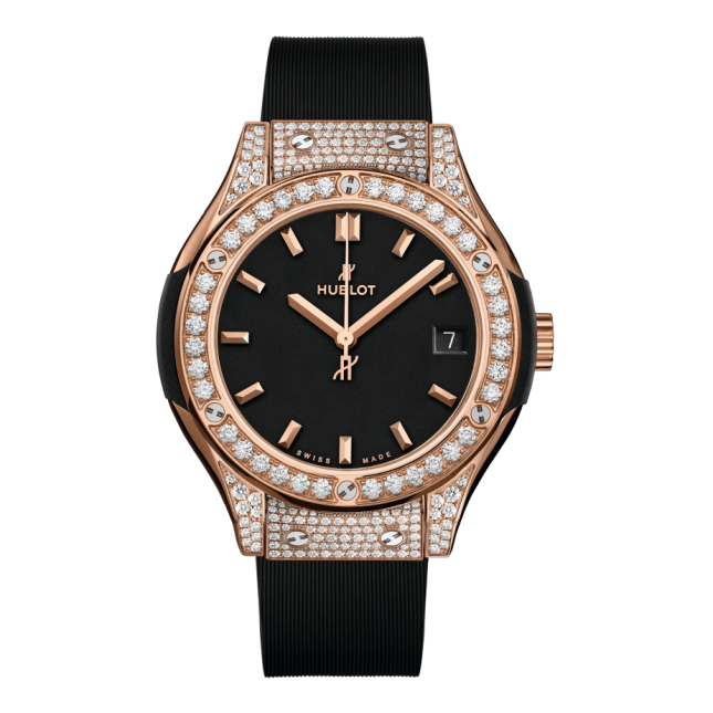 Hublot Classic Fusion King Gold Pave 33mm