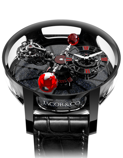 Jacob & Co ASTRONOMIA TOURBILLON BLACK CERAMIC BLACK & RED MOVEMENT