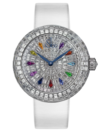 Jacob & Co Brilliant Automatic Baguette Diamonds & Kite Sapphires