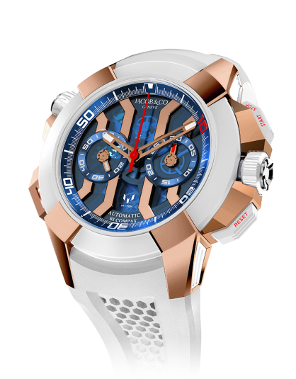 Jacob & Co Epic X Chrono Messi Titanium - Rose Gold