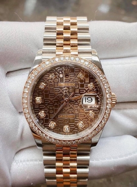 Rolex Datejust 36 126281RBR Mặt Số Vi Tính Chocolate