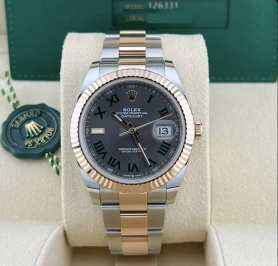 Rolex Datejust 41 126331 Mặt Số Xám Cọc Số La Mã Dây Đeo Oyster