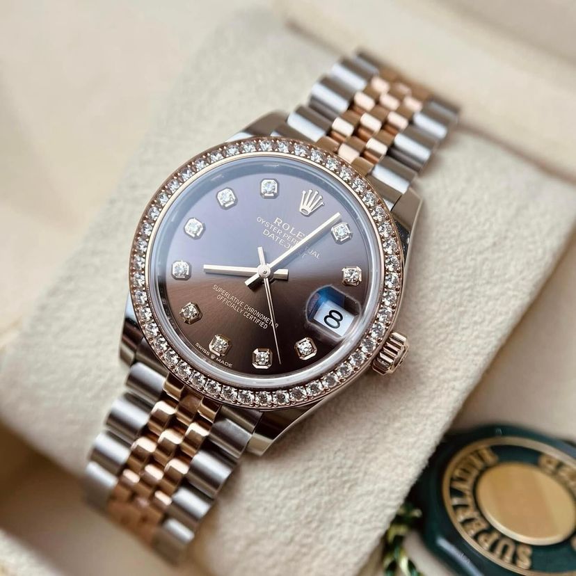 Rolex Datejust 31 Oystersteel and Everose Gold m278381rbr-0028