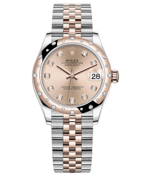 Đồng hồ Rolex Datejust 31 278341rbr-0024 Oystersteel, vàng Everose