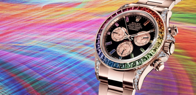 Gợi ý lựa chọn đồng hồ Rolex Rainbow Daytona sang trọng và phong cách