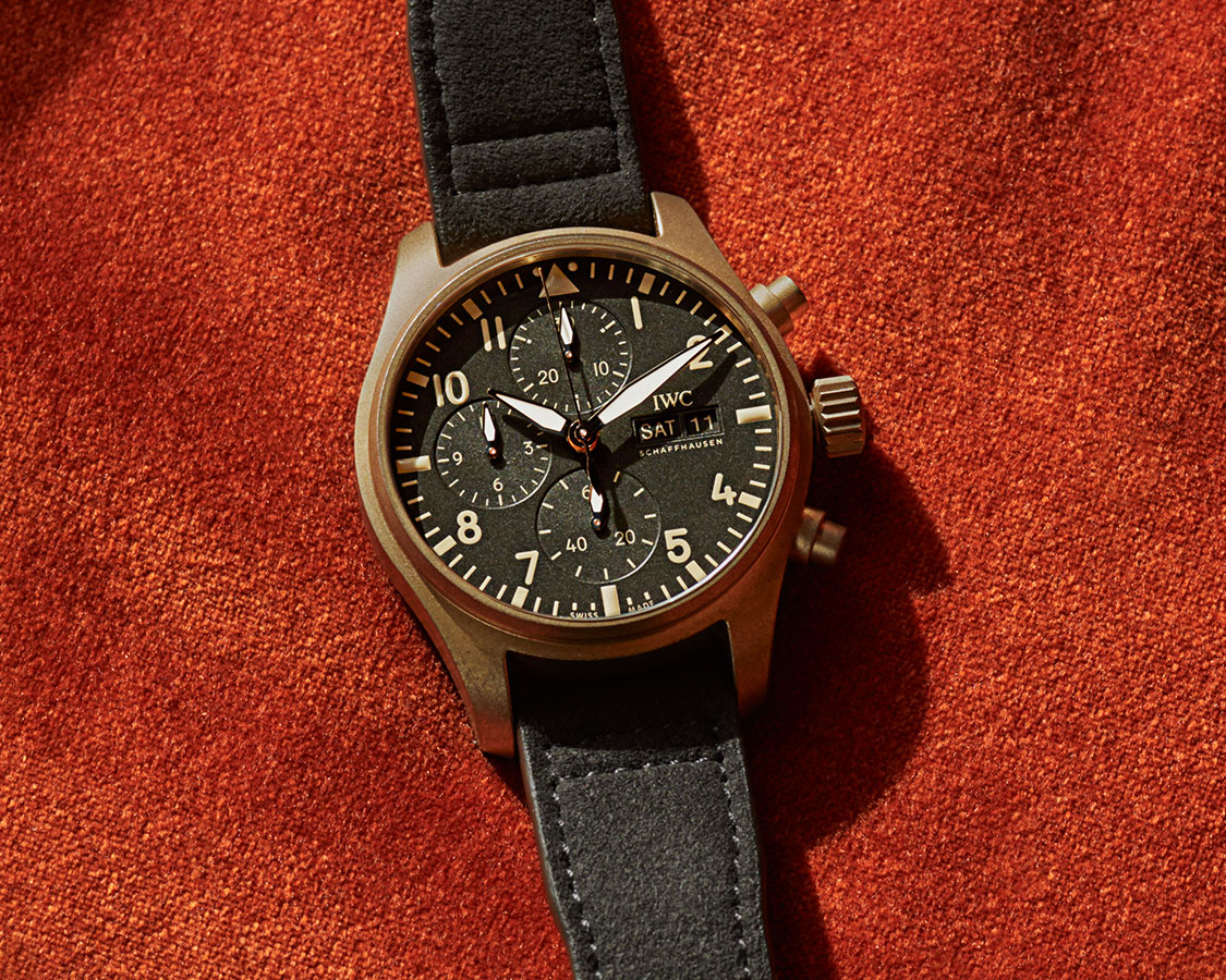 IWC Schaffhausen 10 Years of MR PORTER Limited Edition Pilot Automatic Chronograph