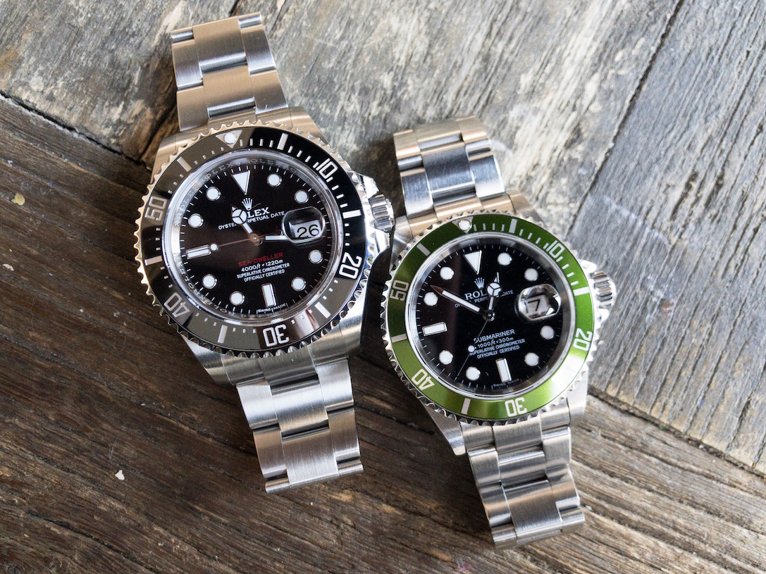 So sánh sự khác biệt giữa 2 đồng hồ Rolex Submariner và Rolex Sea-Dweller