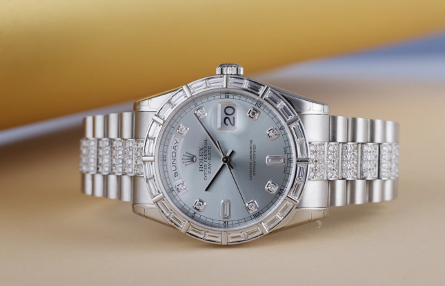 Top đồng hồ Rolex Day-Date Platinum đẹp đáng mua nhất hiện nay