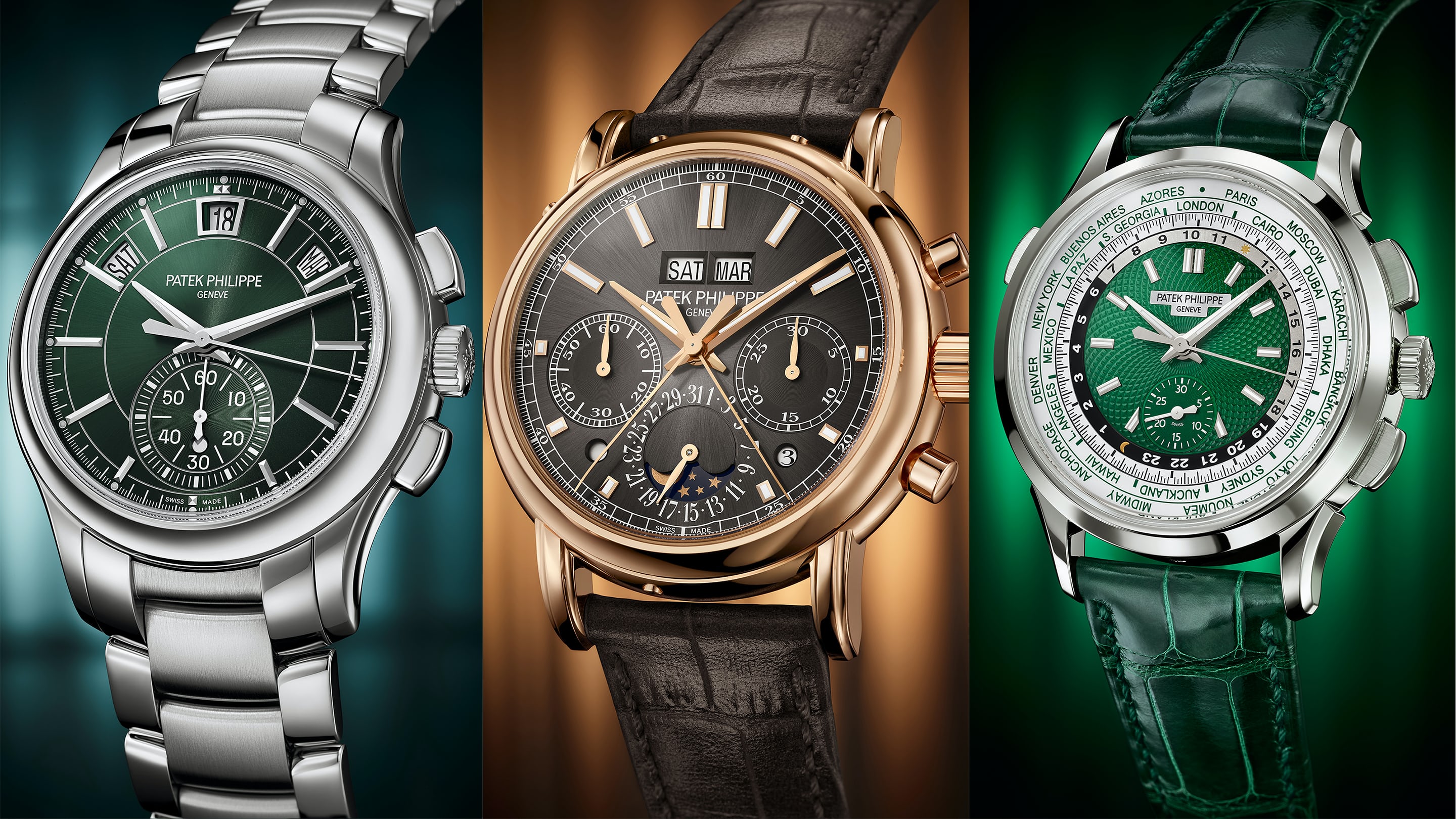 Chiêm ngưỡng 3 mẫu đồng hồ Chronograph mới tuyệt đẹp của Patek Philippe